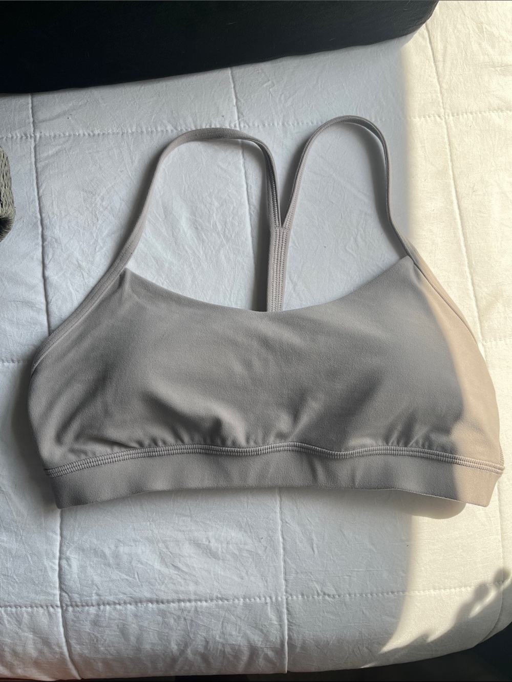 Lululemon Flow Y Bra Nulu-Mauve Grey
